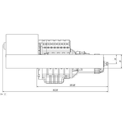 JDModel Transmission Gearbox for 1/14 Radio Control Tractor Truck Engineering Vehicle Model for Professional Hobbyists