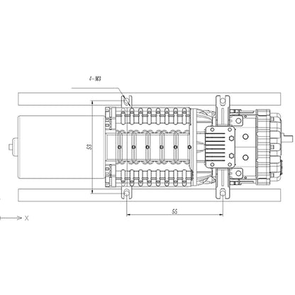 JDModel Transmission Gearbox for 1/14 Radio Control Tractor Truck Engineering Vehicle Model for Professional Hobbyists