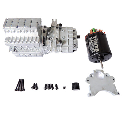 JDModel Transmission Gearbox for 1/14 Radio Control Tractor Truck Engineering Vehicle Model for Professional Hobbyists