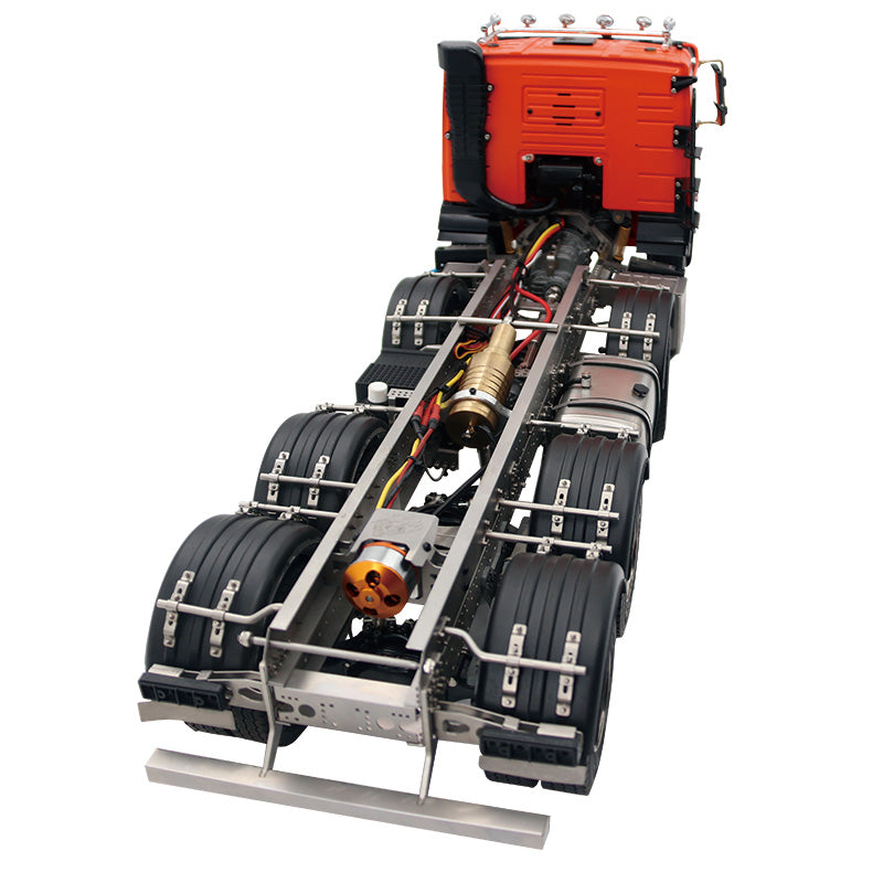 JDM-161 Dump 1/14 8x8 JDMODEL RC Hydraulic Dumper Truck I6S Radio Controller Differential Lock Axle Cylinder Wheel Hubs W/ Hopper