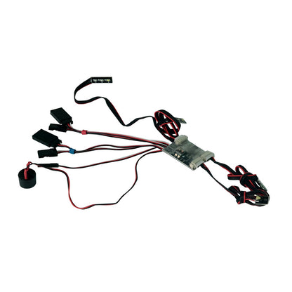 JDModel Light System Guard Rotating Lights 201/3T MAX Sound System for 1/14 Hydraulic RC Construction Vehicles Excavator Loader ZW370 Forklift JDM-121 Bulldozer JDM-198