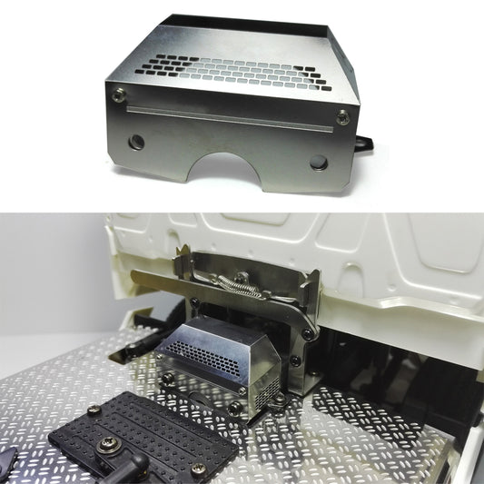 Degree Model Metal Cover Hood Bonnet Universal Spare Parts Upgrade for 1/14 RC Tractor 56348 3363 1851 Radio Controlled Car Model