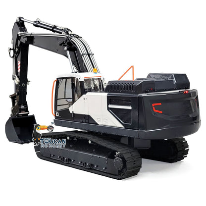 Metal MTMODEL 1/14 2 Arms RC Hydraulic Excavator EC380 Tracked Electric Wireless Control Digger Heavy Machine Vehicles Model