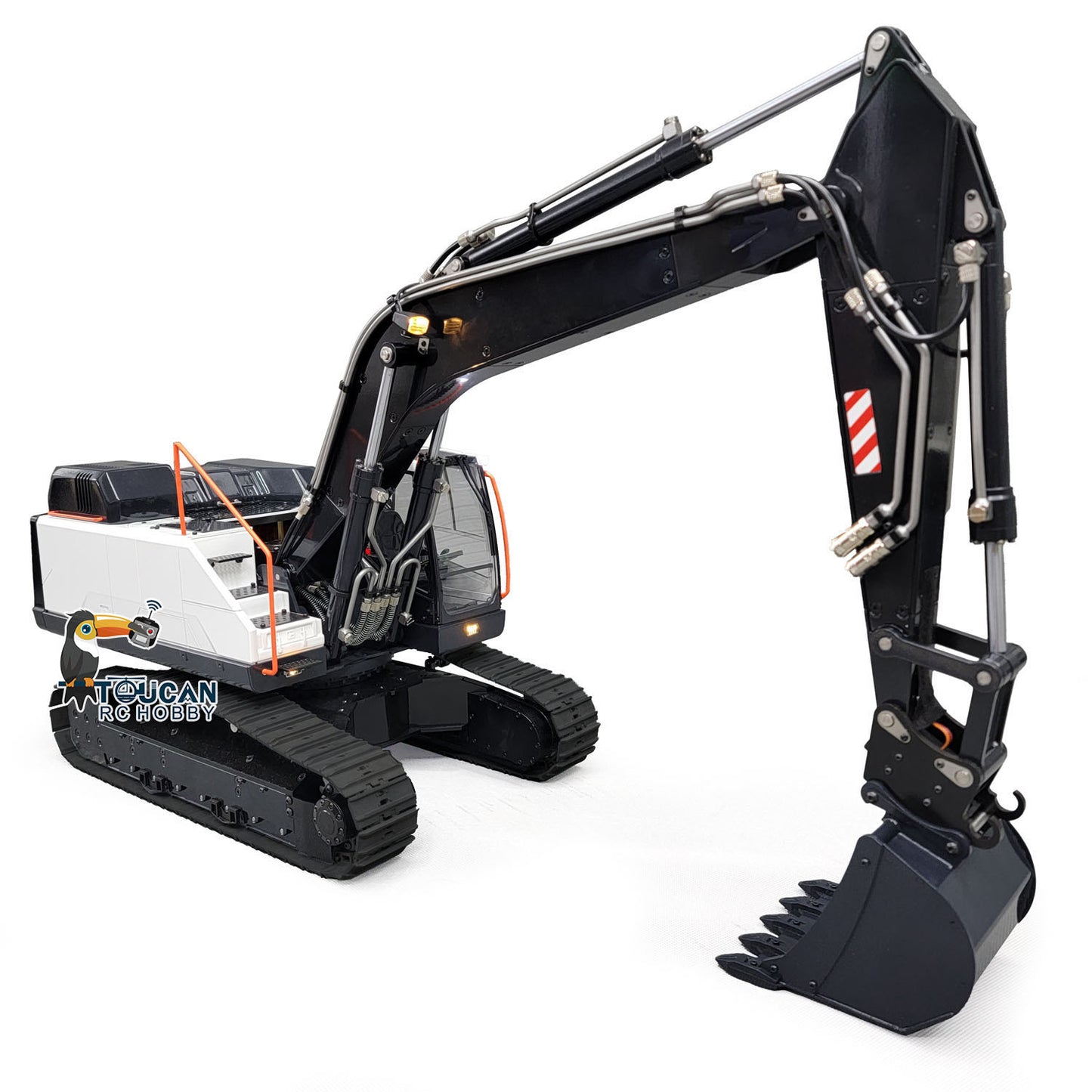Metal MTMODEL 1/14 2 Arms RC Hydraulic Excavator EC380 Tracked Electric Wireless Control Digger Heavy Machine Vehicles Model