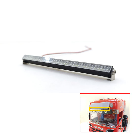 Remote Control Truck Spare Part LED Spotlight 3.8Inches Degree Scale Model for 1/14 LESU RC Tractor Radio Controlled Truck Simulation Electric Cars