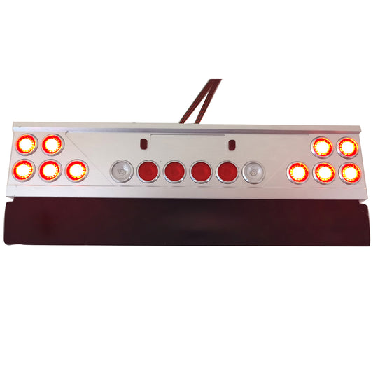 Degree CNC Tail Beam Led Taillight for DIY 1/14 RC Tractor Truck Remote Control Car Electric Vehicle DIY Spare Parts