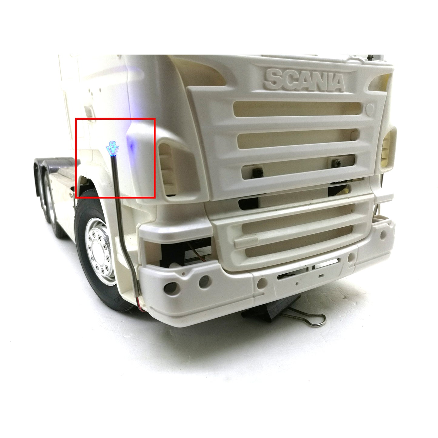 Degree Light Led V8 Position Light Left Right Universal Spare Parts for Radio Tamiye 1/14 R620 56323 R730 RC Tractor Truck