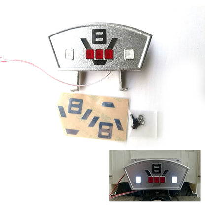 RC Trcusk DIY Parts Cabin Rear Light LED Upgrade Degree Model Universla for 1/14 56323 RC Tractor Truck LESU Car