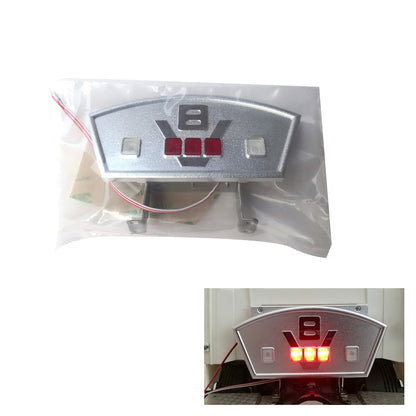 RC Trcusk DIY Parts Cabin Rear Light LED Upgrade Degree Model Universla for 1/14 56323 RC Tractor Truck LESU Car