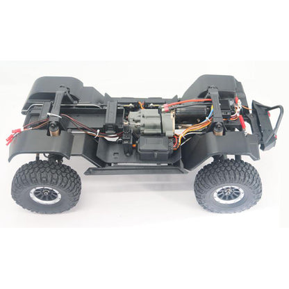 YIKONG YK4102 Assembled Painted 1/10 RC Crawler Car 4WD Remote Controlled Wrangler Model ESC Motor Servo W/O Battery