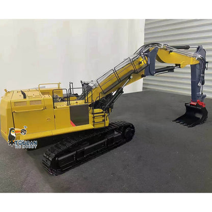 USA Pre-Order by the sea 374 UHD 1/14 RC Hydraulic Demolition Excavator 3-section Boom RTR Digger Model Flysky PL18EV Remote Sound Light System For Adult