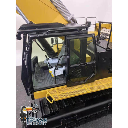 USA Pre-Order by the sea 374 UHD 1/14 RC Hydraulic Demolition Excavator 3-section Boom RTR Digger Model Flysky PL18EV Remote Sound Light System For Adult