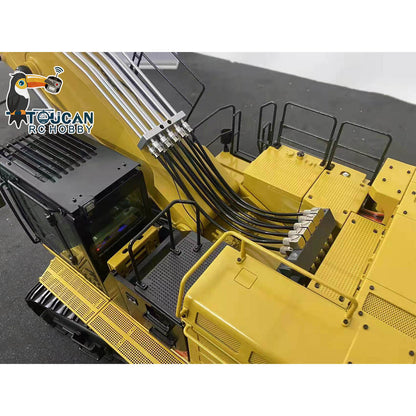 Toucanhobby C374 1/14 Metal RC Hydraulic RTR Demolition Excavator 3 Arms Cabin Lift 6 Way Valve PL18EV Controller Light Sound for Collectors
