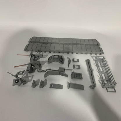 US Stock Metal Upgraded Part Fittings for Henglong 1/16 Plastic 3918 RC Tank Radio Control Military Model M1A2 Abrams DIY