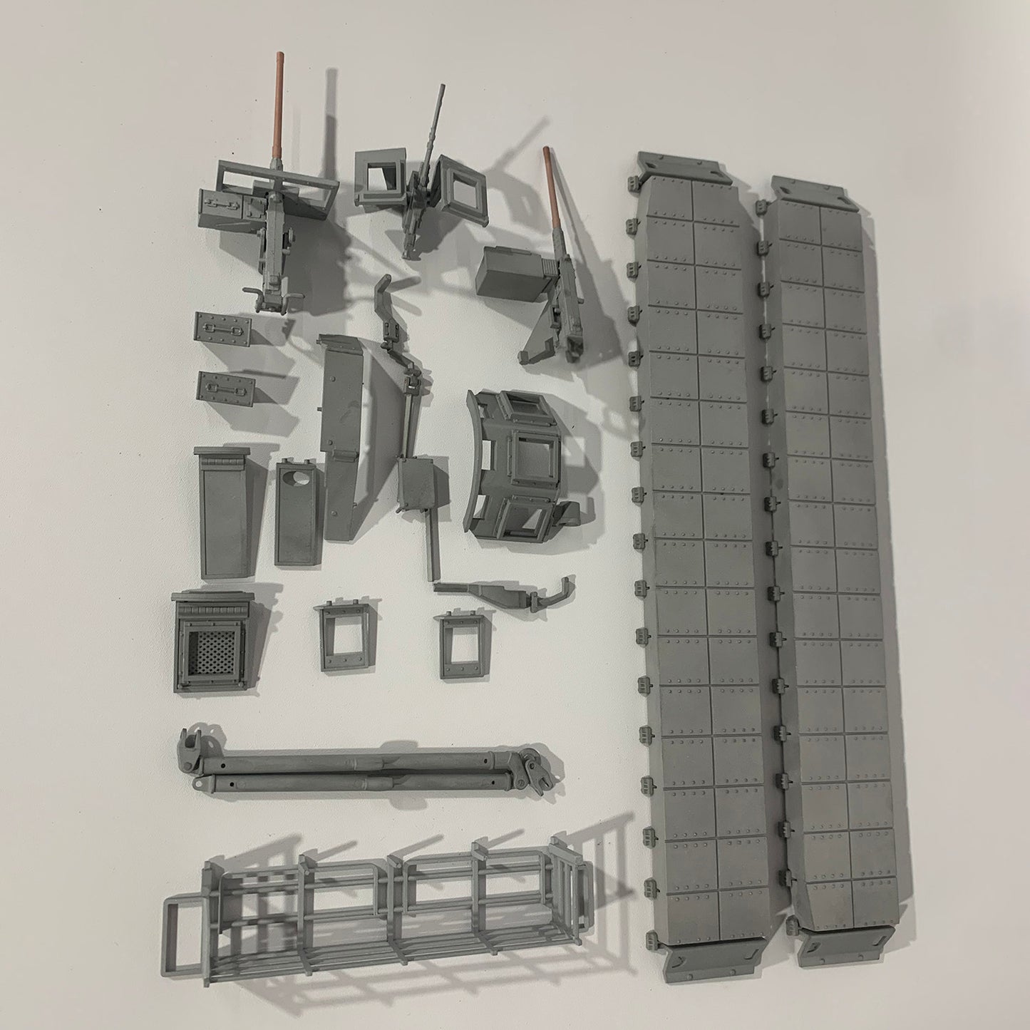 US Stock Metal Upgraded Part Fittings for Henglong 1/16 Plastic 3918 RC Tank Radio Control Military Model M1A2 Abrams DIY