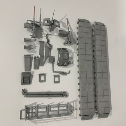 US Stock Metal Upgraded Part Fittings for Henglong 1/16 Plastic 3918 RC Tank Radio Control Military Model M1A2 Abrams DIY