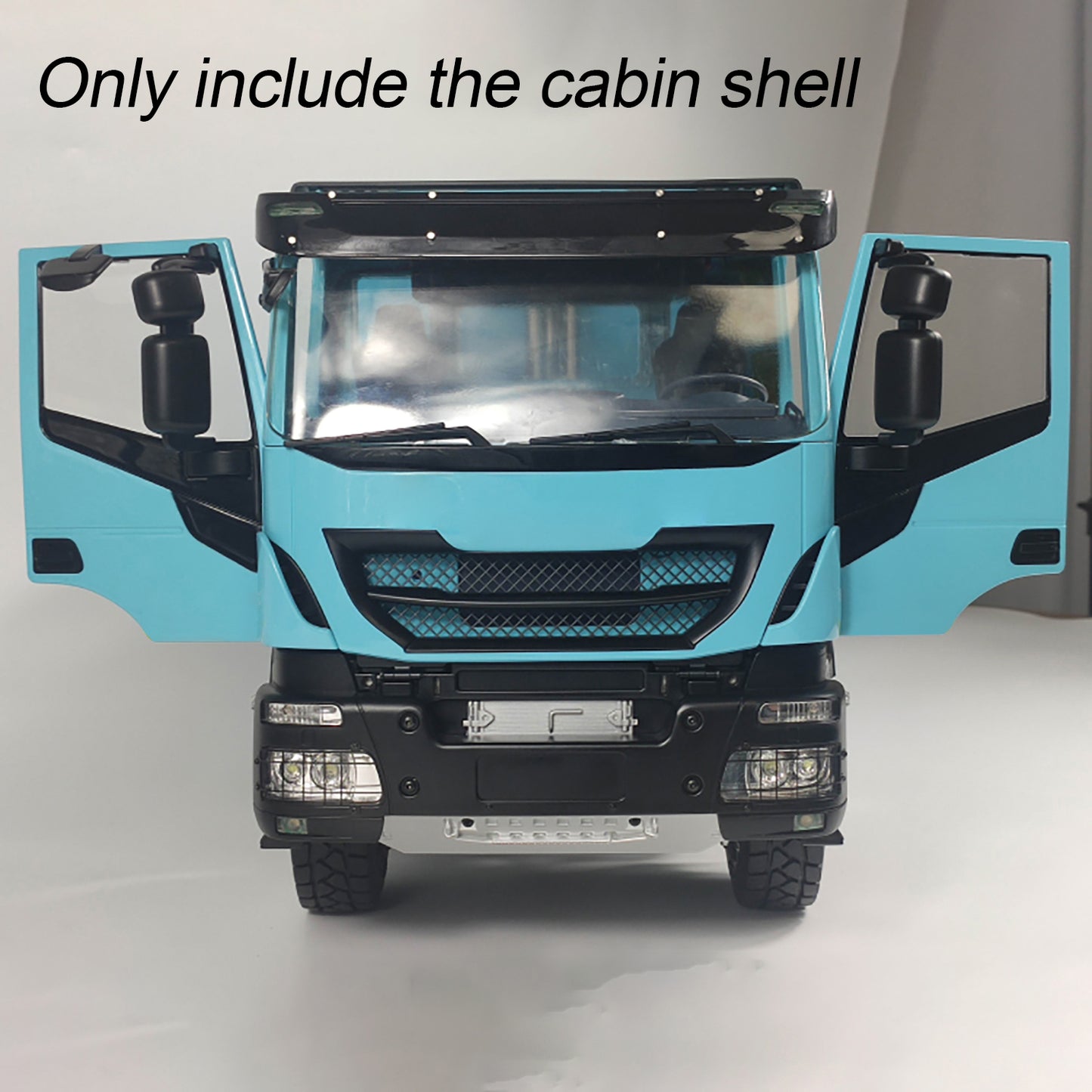 Plastic Car Shell With Interior Spare Part for 1/14 TAMIYA RC Truck Dumper Radio Control Tipper DIY Model Cars Accessory