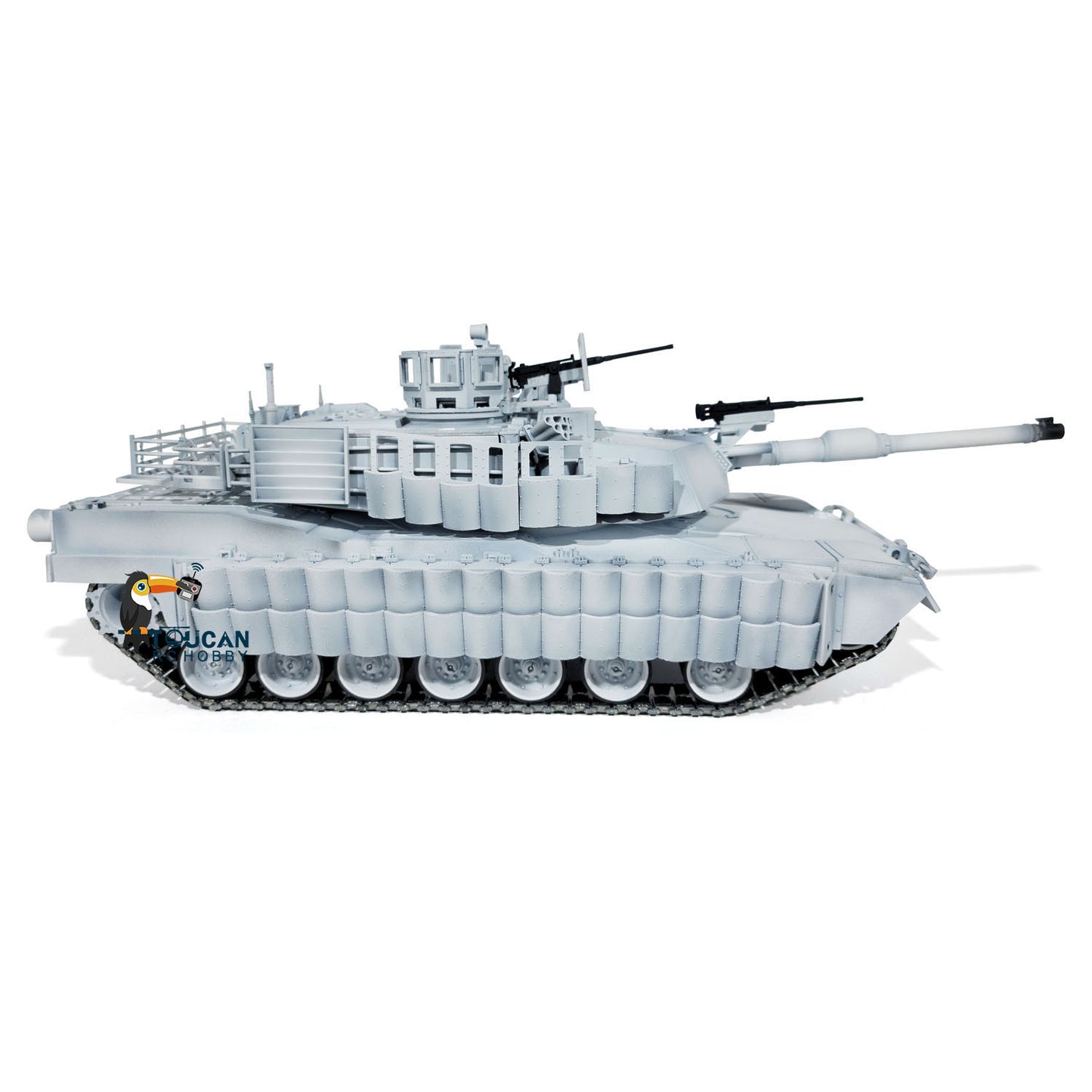 Full Metal 1:16 Painted RC Military Tank 3918 Abrams M1A2 TUSK II Ready to Run Track Car