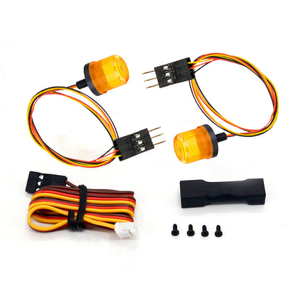 JDModel Light System Guard Rotating Lights 201/3T MAX Sound System for 1/14 Hydraulic RC Construction Vehicles Excavator Loader ZW370 Forklift JDM-121 Bulldozer JDM-198