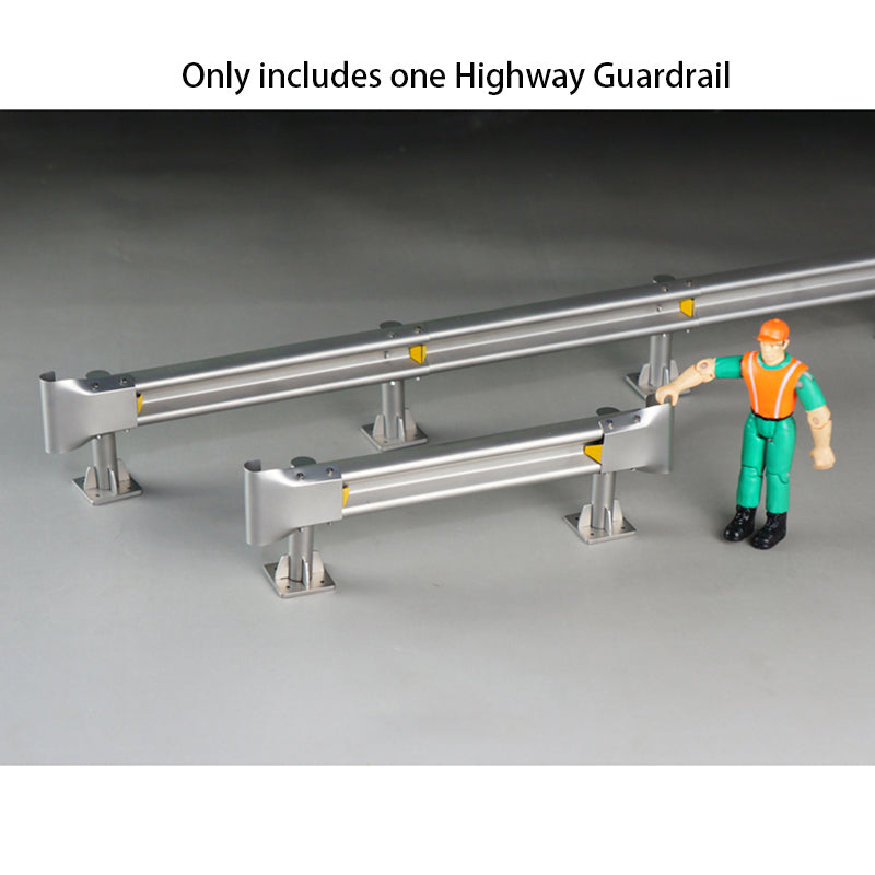 Metal Highway Guardrail Road Barrier Highway Fence for 1/14 RC Tractor Remote Control Truck Car Off-road Vehicles Hobby Model