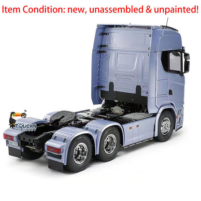 1/14 6X4 RC Tractor Truck 770S 56368 Radio Control Engineering Vehicle Hobby Model Kits Unpainted Emulated Car Motor