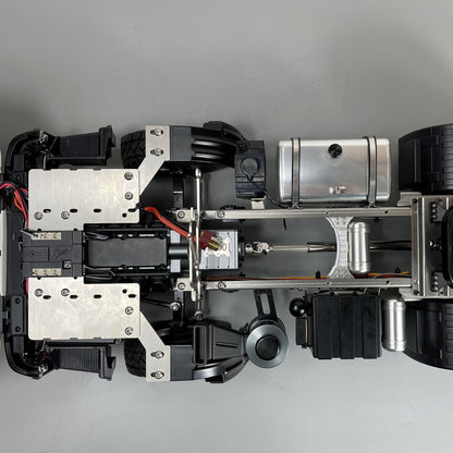 1/14 RC Tractor Truck 4x2 2-speed Radio Control Car Model Differential Lock Axle Painted Assembled PNP Version Servo ESC