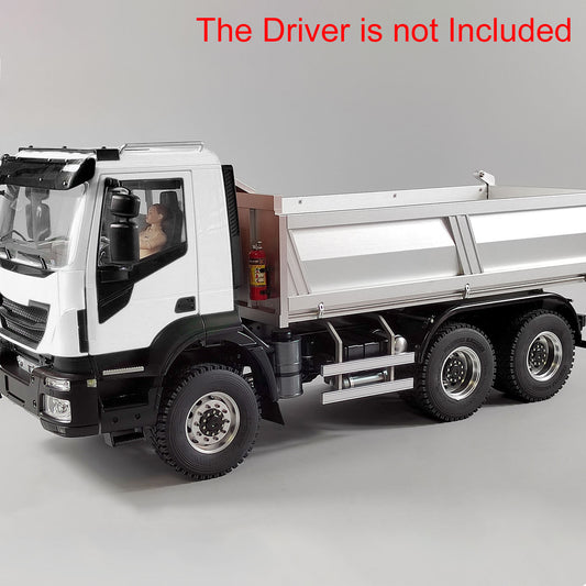 1/14 Toucan 6x6 Metal Hydraulic RC Dumper Truck Remote Controlled Simulation Car Hobby Models 2-speed Gearbox ESC Servo