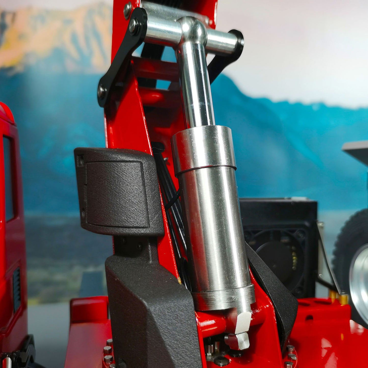 1/14 8x8 Metal RC Hydraulic Crane Dump Car PL18EV Radio Control Tipper Truck Emulated DIY Model Toy Vehicle Painted Assembled