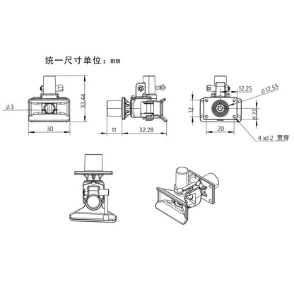 Kabolite Metal Rear Hook/Timber Flatbed/Plastic Cabin Shell for 1/14 Hydraulic RC Dump Truck K3362 K3364 K3365 3366 Parts