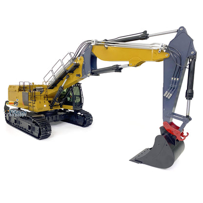 1/14 Assembled Painted 3 Arms RC Hydraulic Excavator 374FPL18 Lite Remote Control Diggers Servo Motor ESC Hobby Models