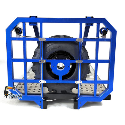 MODO 1/14 Metal 8x8 RC Crawler Car PNP FlySky ST8 Radio Controller Light Sound System Electric Winch Differential Lock 2-speed gearbox for Enthusiast