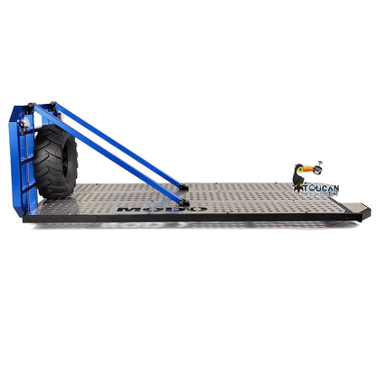 Metal Flatbed for 1/14 8x8 RC Rock Crawler Radio Controlled Car Climbing Vehicle Truck Simulation Model Accessories Part