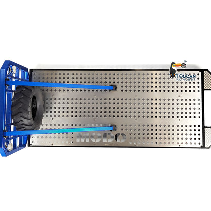 Metal Flatbed for 1/14 8x8 RC Rock Crawler Radio Controlled Car Climbing Vehicle Truck Simulation Model Accessories Part