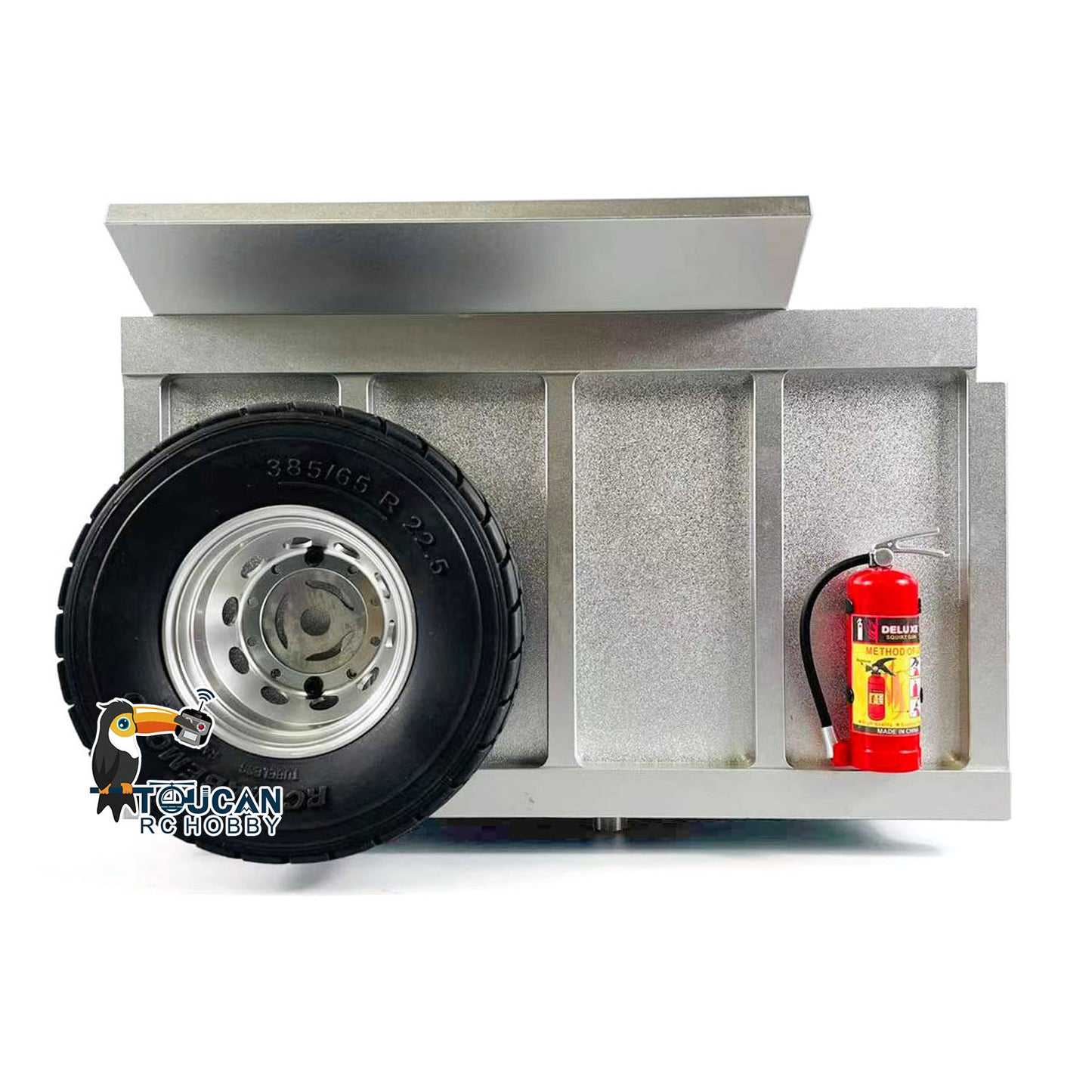 MODO Metal U-shaped Dump Bucket for 1/14 6x6 4x4 RC Hydraulic Dumper Truck Tipper Vehicle DIY Models for Professional Enthusiast