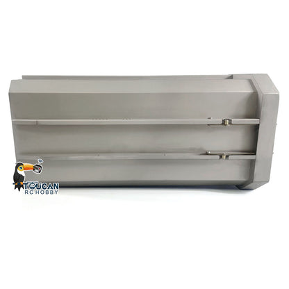 MODO Metal U-shaped Dump Bucket for 1/14 6x6 4x4 RC Hydraulic Dumper Truck Tipper Vehicle DIY Models for Professional Enthusiast