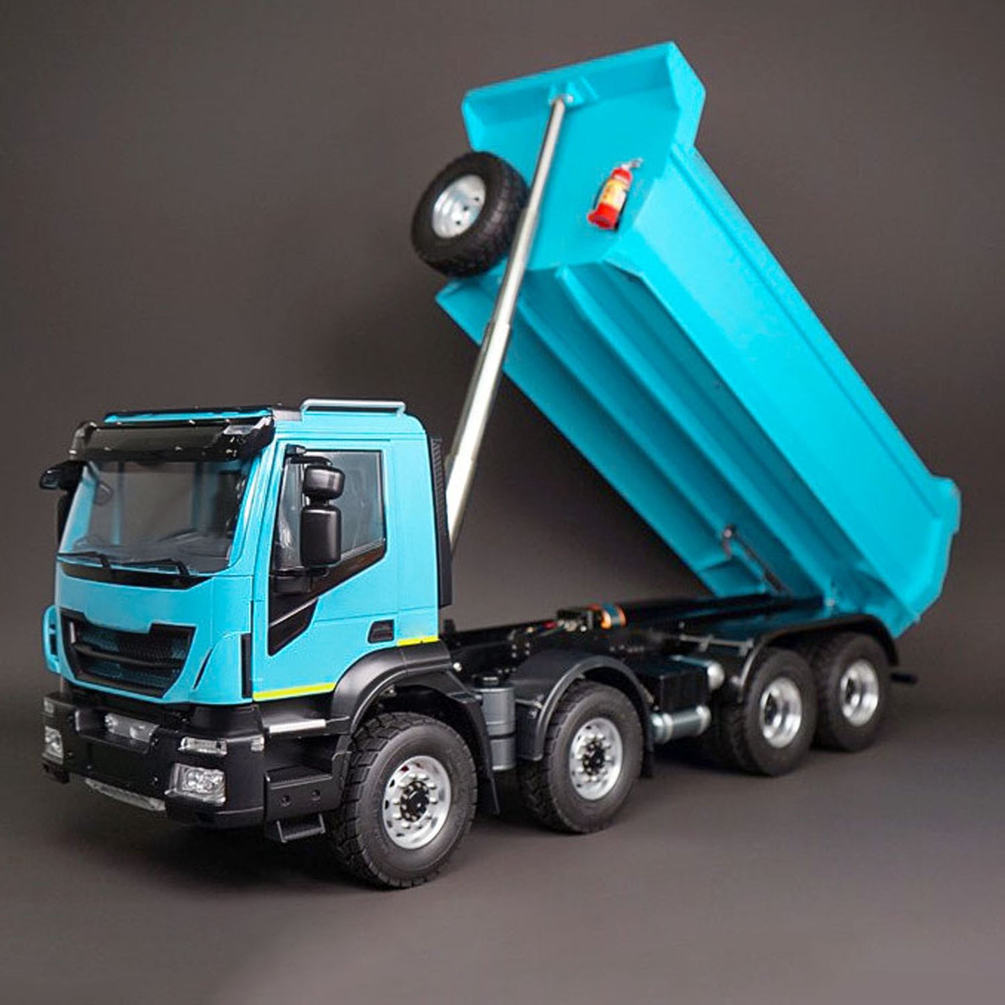 1:14 8x8 RC Hydraulic Equipment Radio Control Tipper Car 2-speed Dump Truck DIY Model Sound Light ST8 LED Light Sound