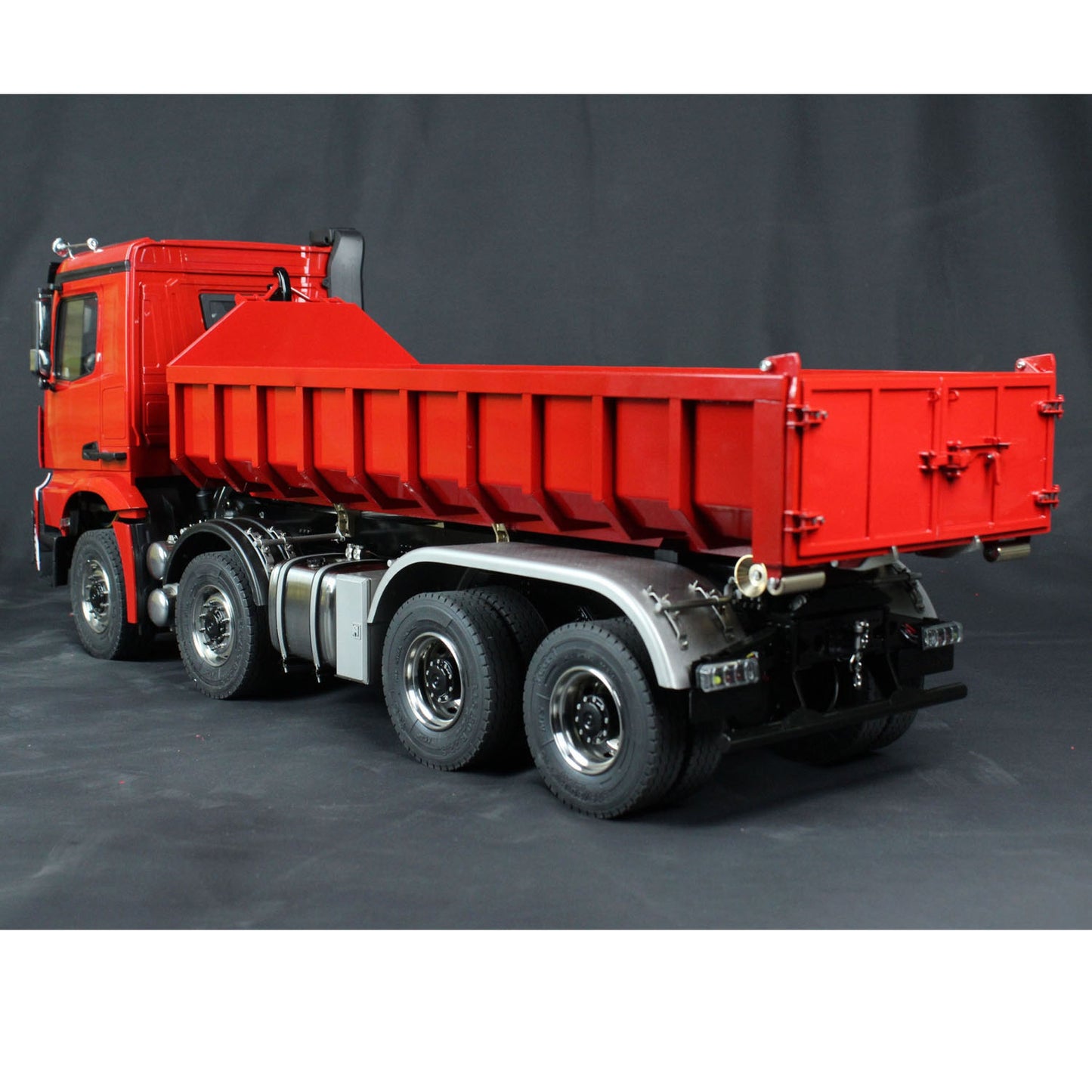 1/14 8x8 Metal Hydraulic RC Dumper Tipper Car Radio Control Full Dump Trucks with Standard Bucket Hobby Model DIY PNP