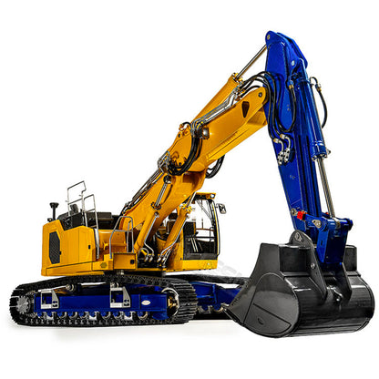 LESU 1/14 3-arm Aoue-LR945 RC Hydraulic Digger Metal Radio Controlled Excavator Painted Assembled PNP Hobby Model Light System