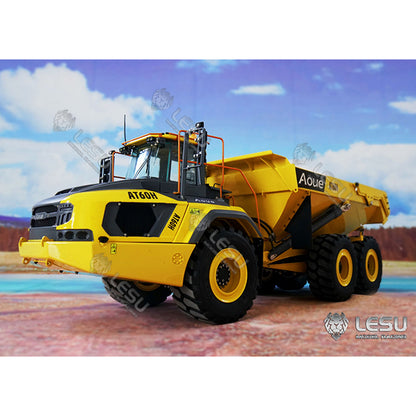 LESU Aoue AT60H 1/16 Metal Hydraulic KIT/PNP/RTR RC Articulated Truck A0004 with 2 Speed Transmission Light System for Construction Model Hobbyists