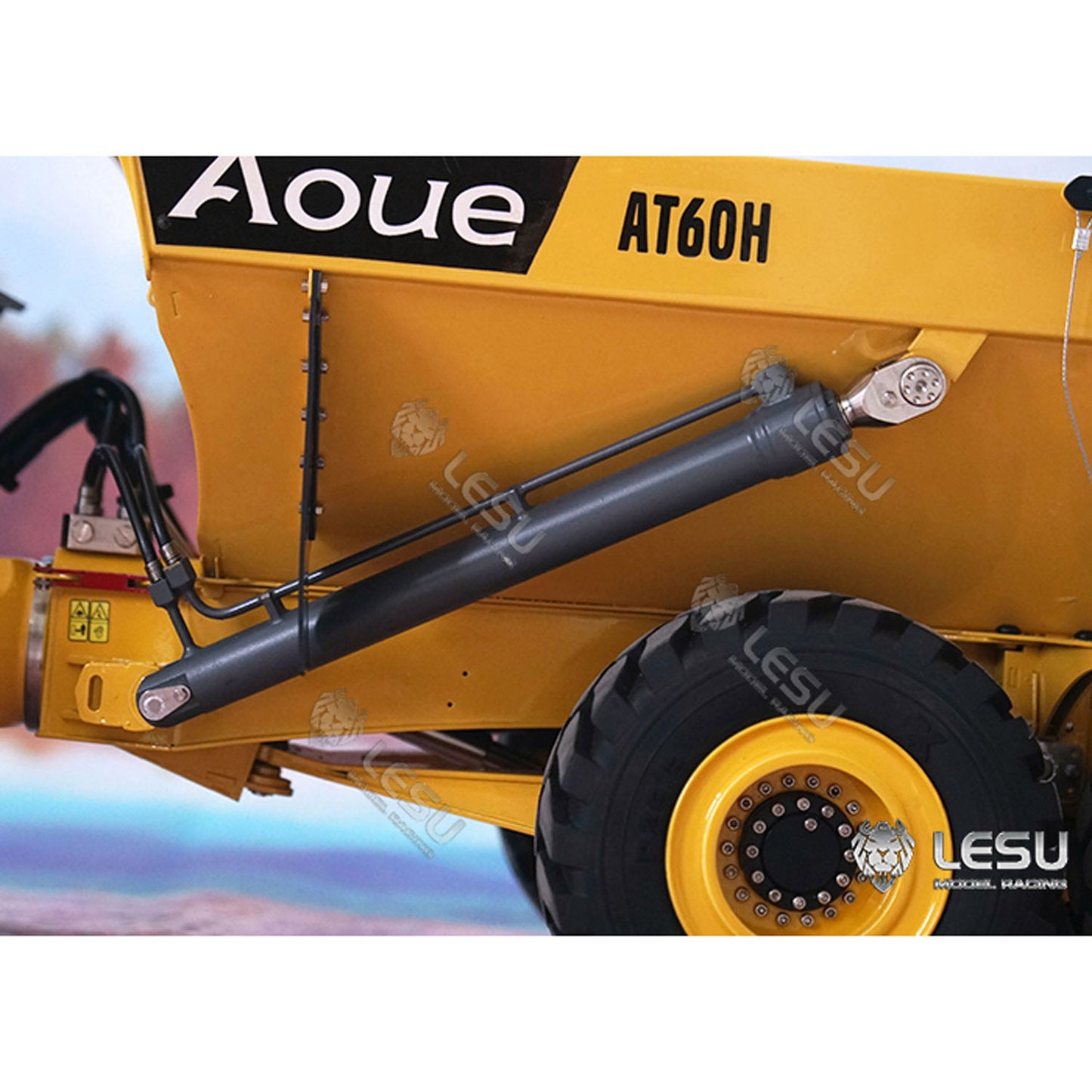 LESU Aoue AT60H 1/16 Metal Hydraulic KIT/PNP/RTR RC Articulated Truck A0004 with 2 Speed Transmission Light System for Construction Model Hobbyists