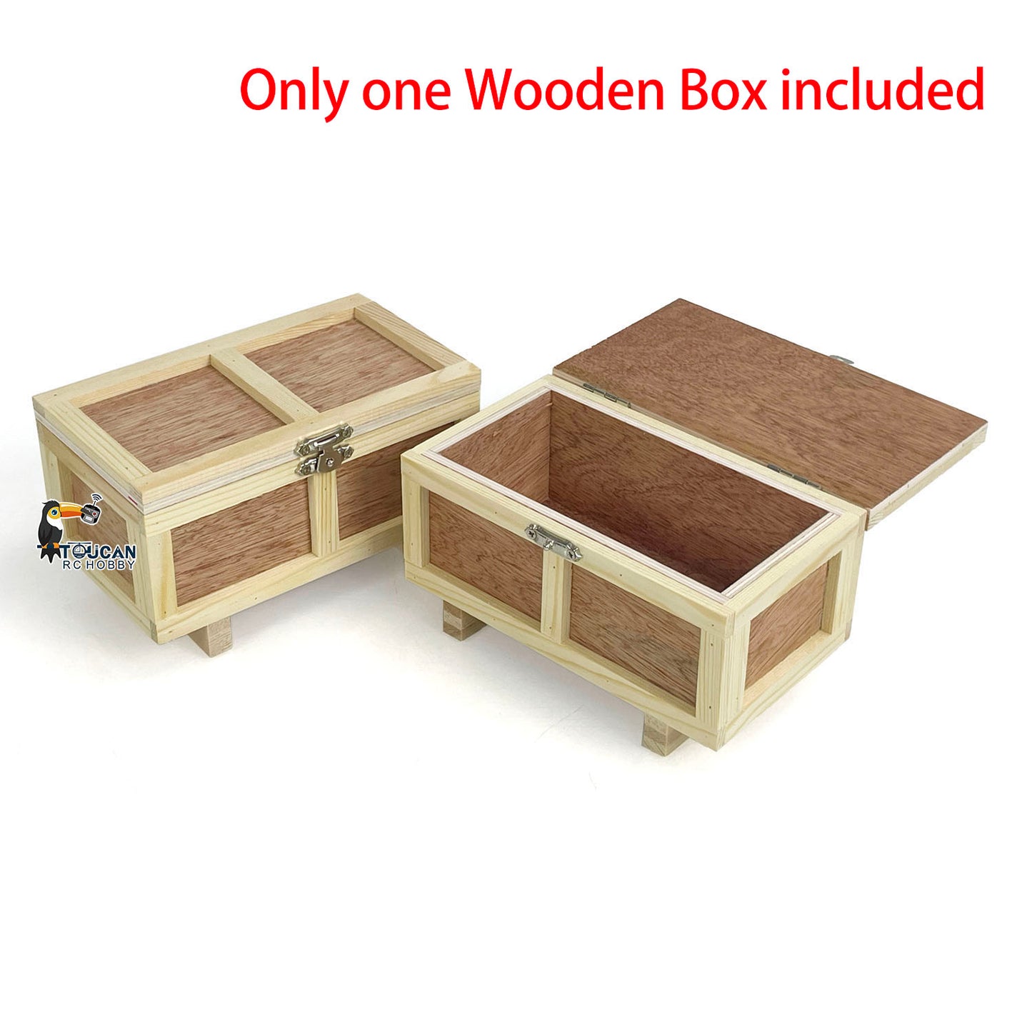 Wooden Box Decoration Simulation Model for 1/14 1/12 RC Truck Hydraulic Radio Controlled Forklift Construction Vehicles