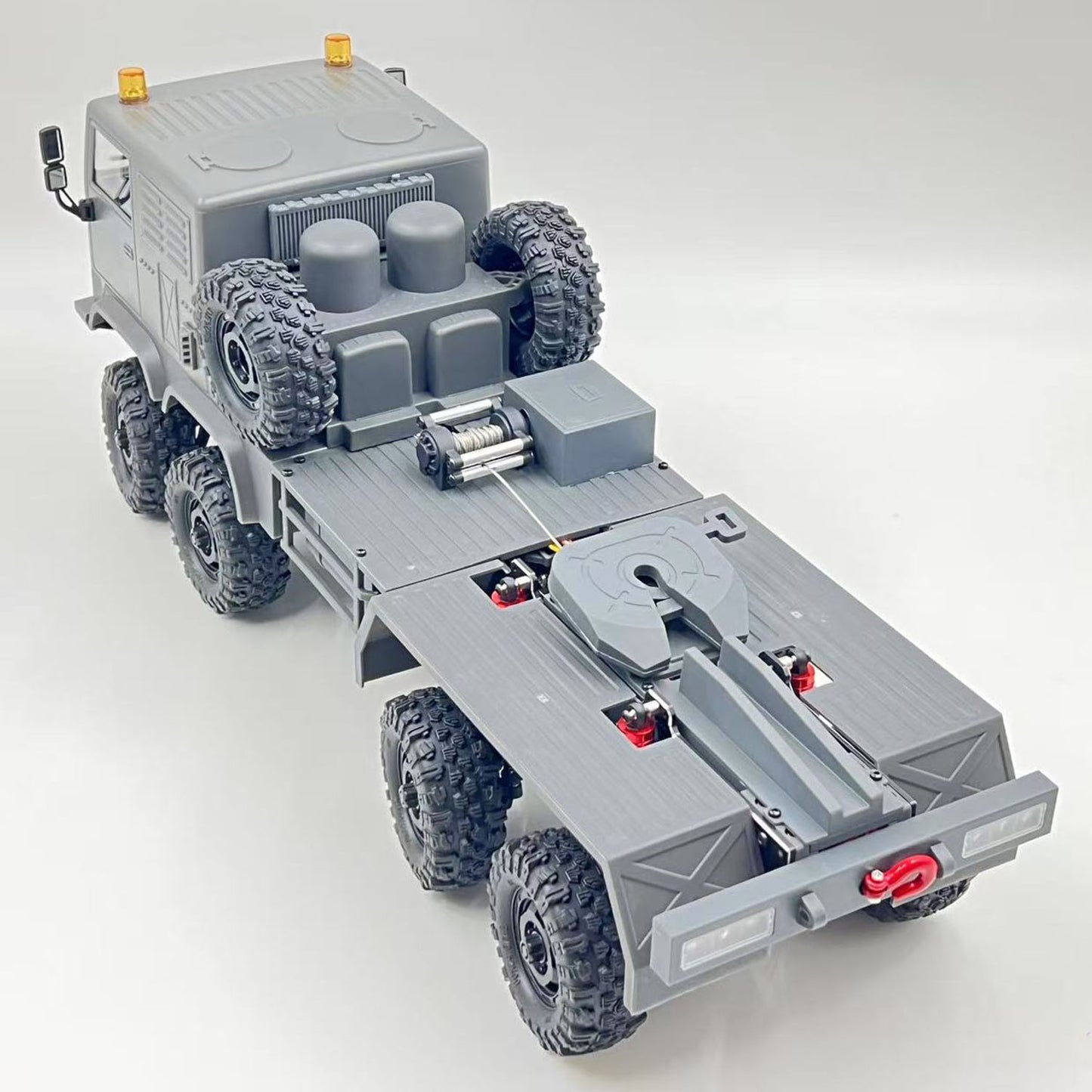 In Stock 1/18 Remote Control Military Truck 8X8 All Wheel Steering Electric RC Off Road Vehicle Model 2Speed Gearbox RTR Metal Chassis