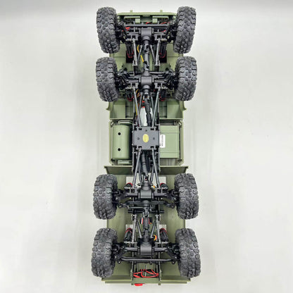 In Stock 1/18 Remote Control Military Truck 8X8 All Wheel Steering Electric RC Off Road Vehicle Model 2Speed Gearbox RTR Metal Chassis