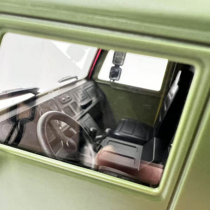 In Stock 1/18 Remote Control Military Truck 8X8 All Wheel Steering Electric RC Off Road Vehicle Model 2Speed Gearbox RTR Metal Chassis