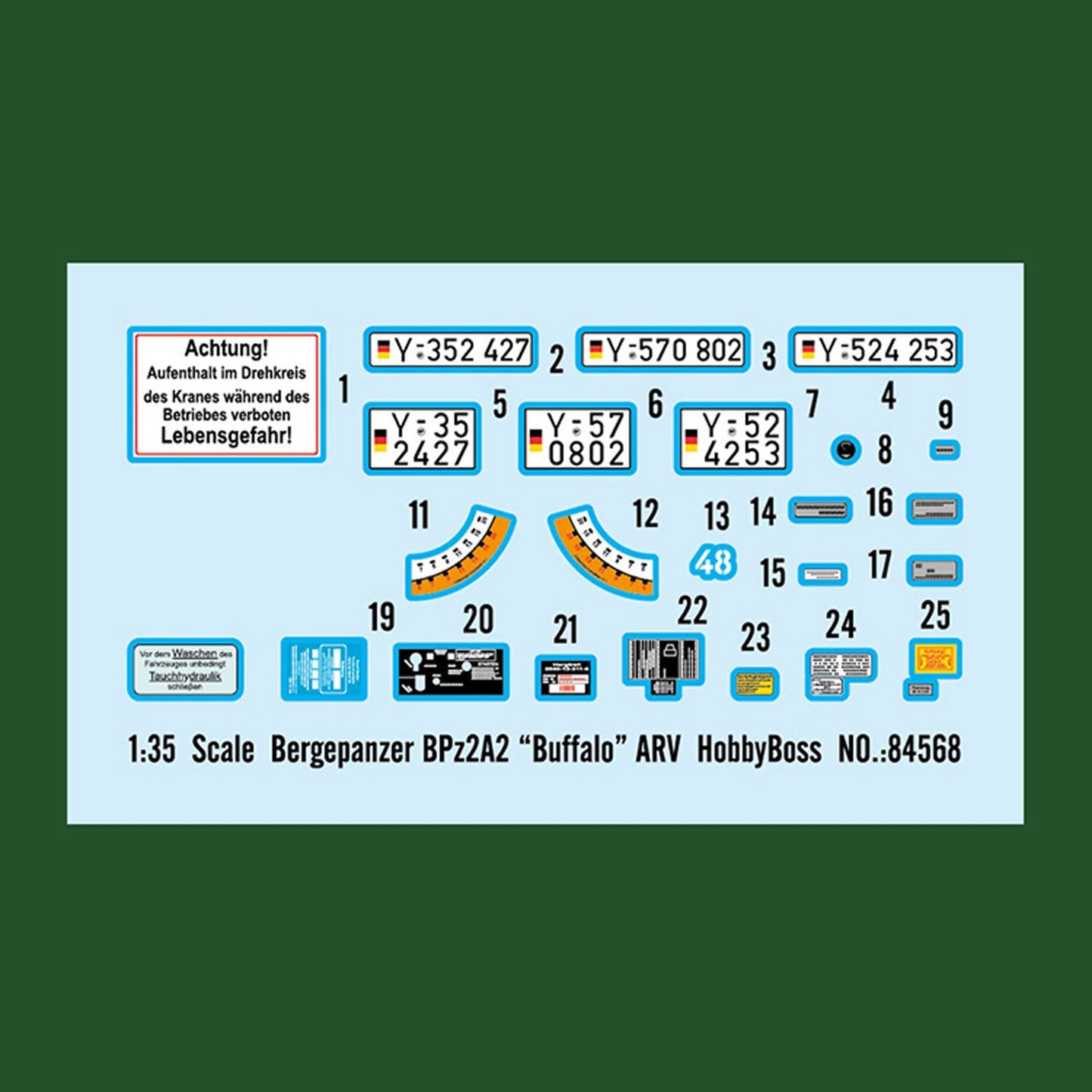 Hobby Boss 1/35 Bergepanzer BPz2A2 Buffalo ARV 84568 Armored Tank Kit 720 Parts Unassembled Germany Armored Car Plastic Model