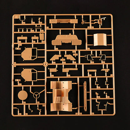 1/35 ILK LVSR MKR18 Plastic Cargo Model Kit 63550 Unassembled 680 Parts Armored Truck With 20ft Container DIY Toy Gift