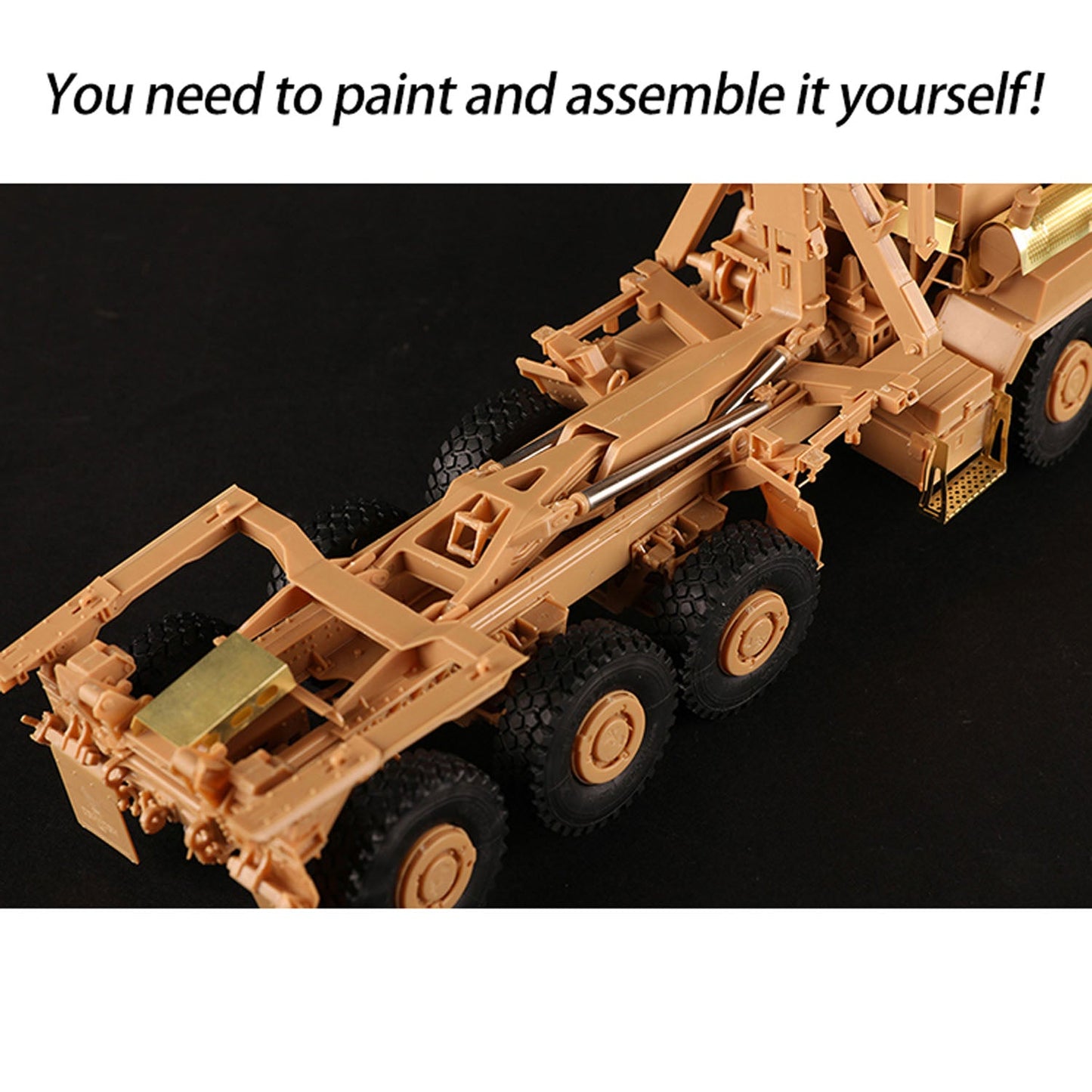 1/35 ILK LVSR MKR18 Plastic Cargo Model Kit 63550 Unassembled 680 Parts Armored Truck With 20ft Container DIY Toy Gift