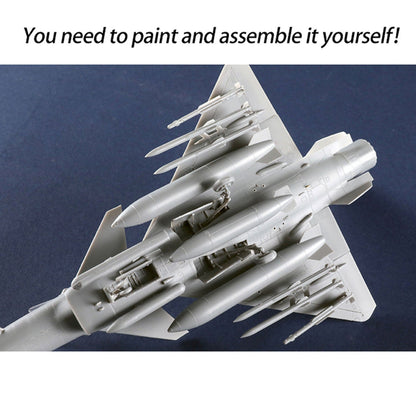 Trumpeter 1/72 01698 Chinese J10C Fighter Jet Plastic Static Model Kit Combat Aircraft Collectible Toy Unassembled Unpainted