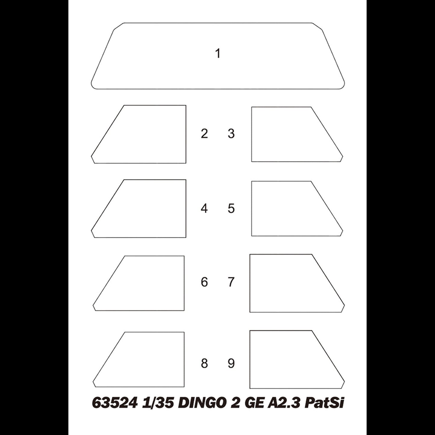 I Love Kit 1/35 63524 German DINGO2 GE A2.3 Armored Conveyor Vehicle Static Plastic Model Kit Military Transport Unassembled