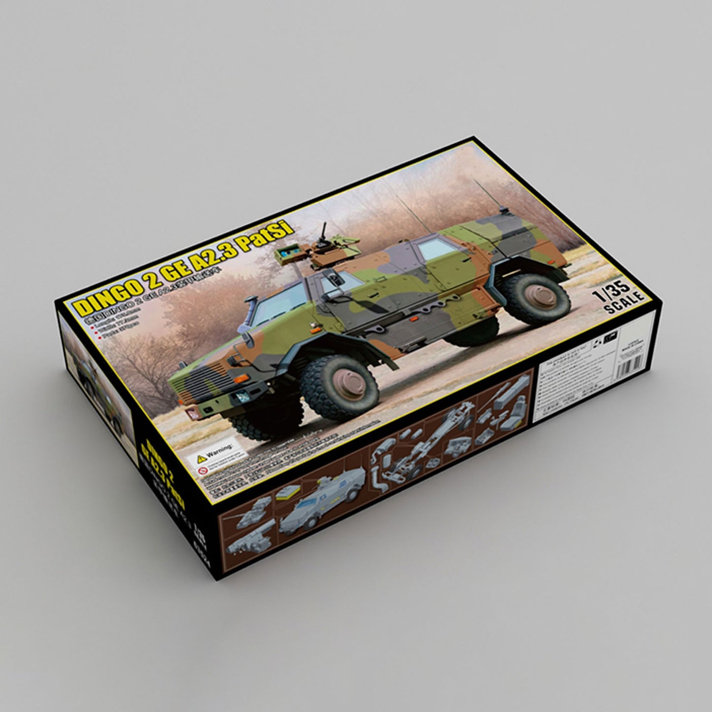 I Love Kit 1/35 63524 German DINGO2 GE A2.3 Armored Conveyor Vehicle Static Plastic Model Kit Military Transport Unassembled